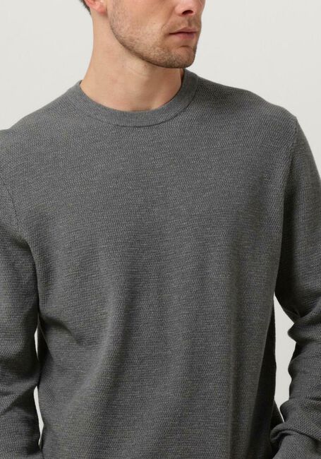 Grijze PROFUOMO Trui PULLOVER CREW NECK - large