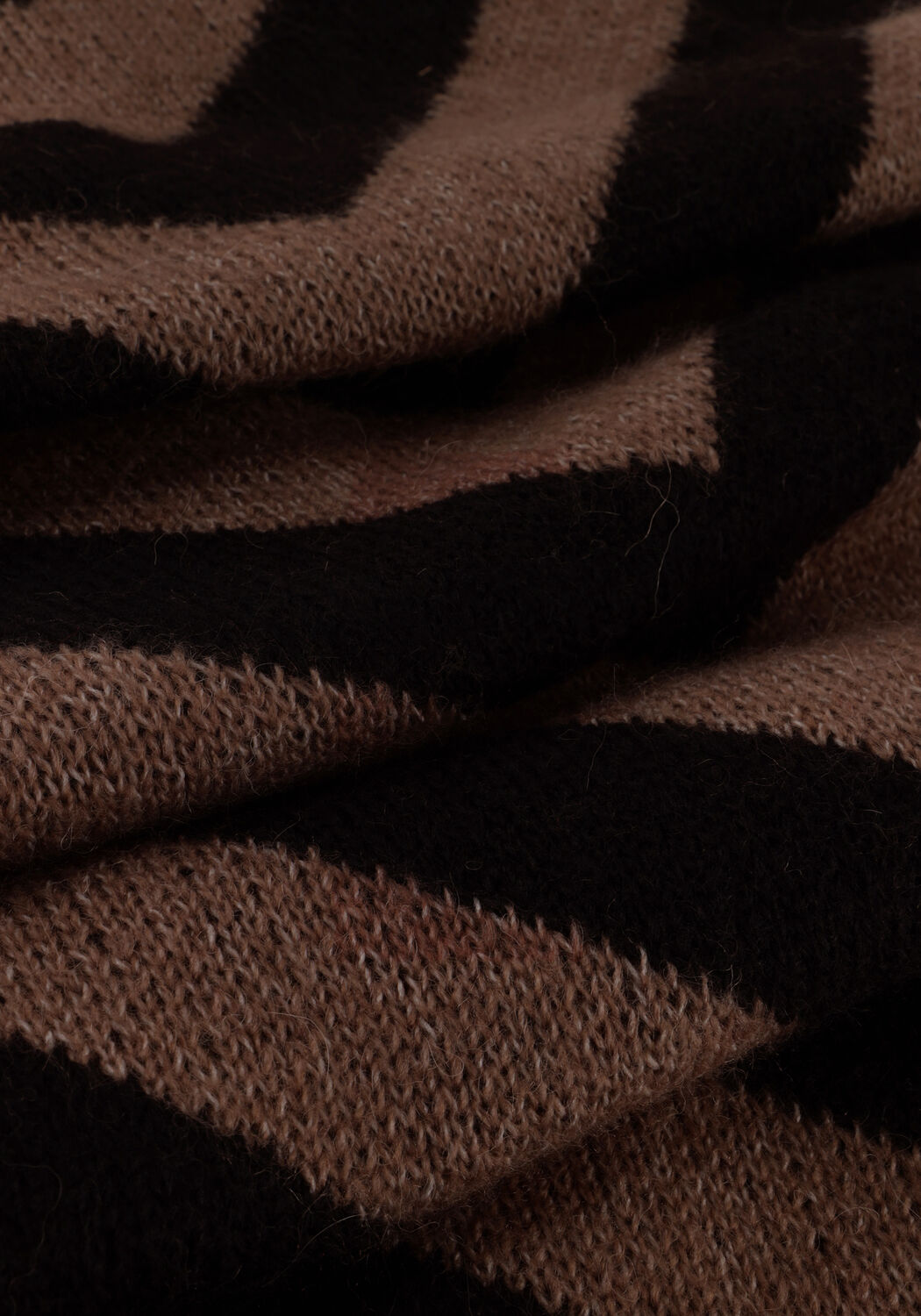 Bruine Y.A.S. Midirok YASKAVALLI HW MIDI KNIT SKIRT S. - large