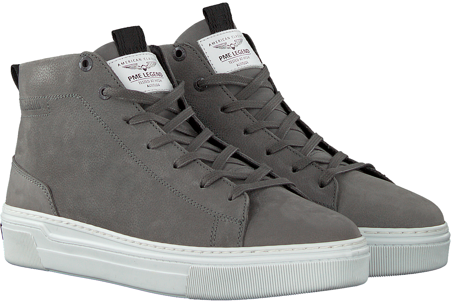NUBIKK® Jase Mid | Grijze Sneakers | Officiële webshop