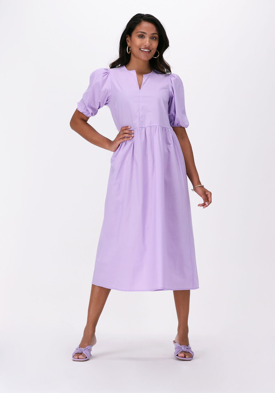 lila minimum midi jurk viljane 9408