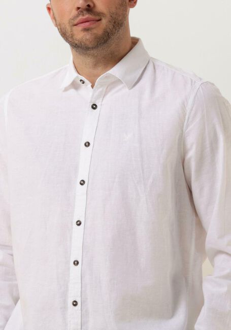 Ecru PME LEGEND Casual overhemd LONG SLEEVE SHIRT CTN/LINEN - large