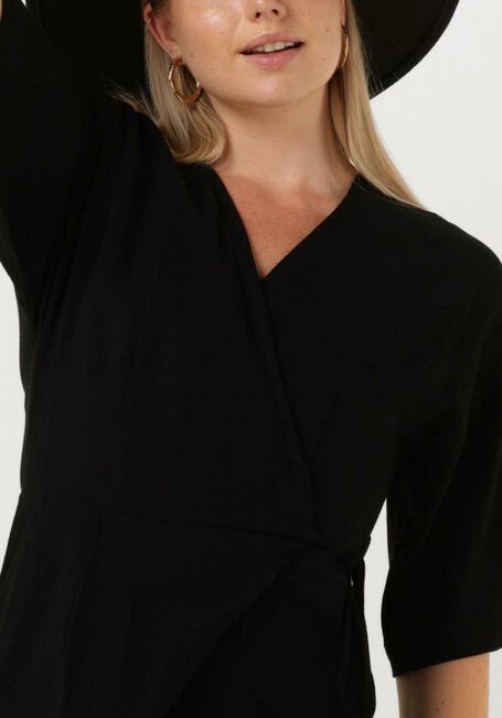 Zwarte SELECTED FEMME Jumpsuit SLFEVITA-MALVINA 2/4 PLAYSUIT - large