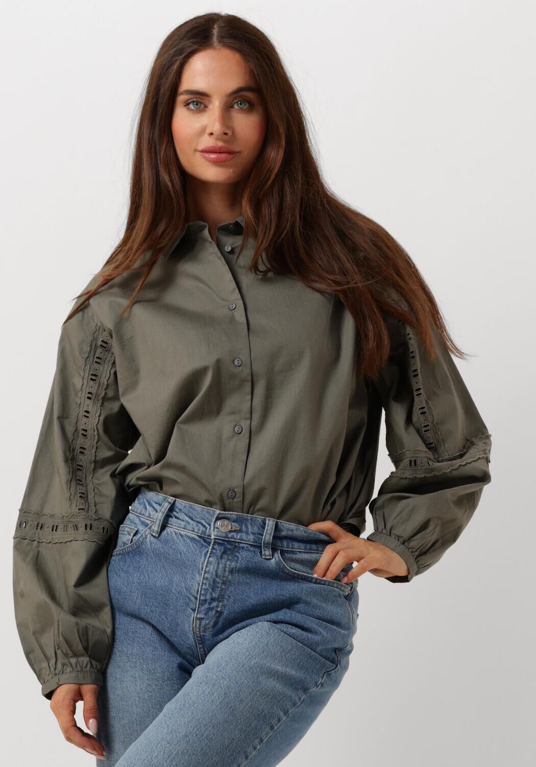 MSCH COPENHAGEN Dames Blouses Mschjeovana Petronia Shirt Groen
