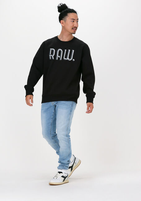 Zwarte G-STAR RAW Sweater A971 - ASHOR SWEAT R- 3D RAW. Zwarte G-STAR RAW Sweater A971 - ASHOR SWEAT R- 3D RAW. - large