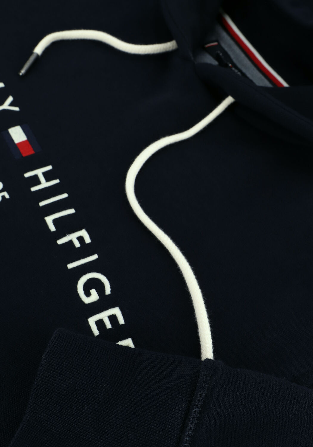 Donkerblauwe TOMMY HILFIGER Sweater TOMMY LOGO HOODY - large