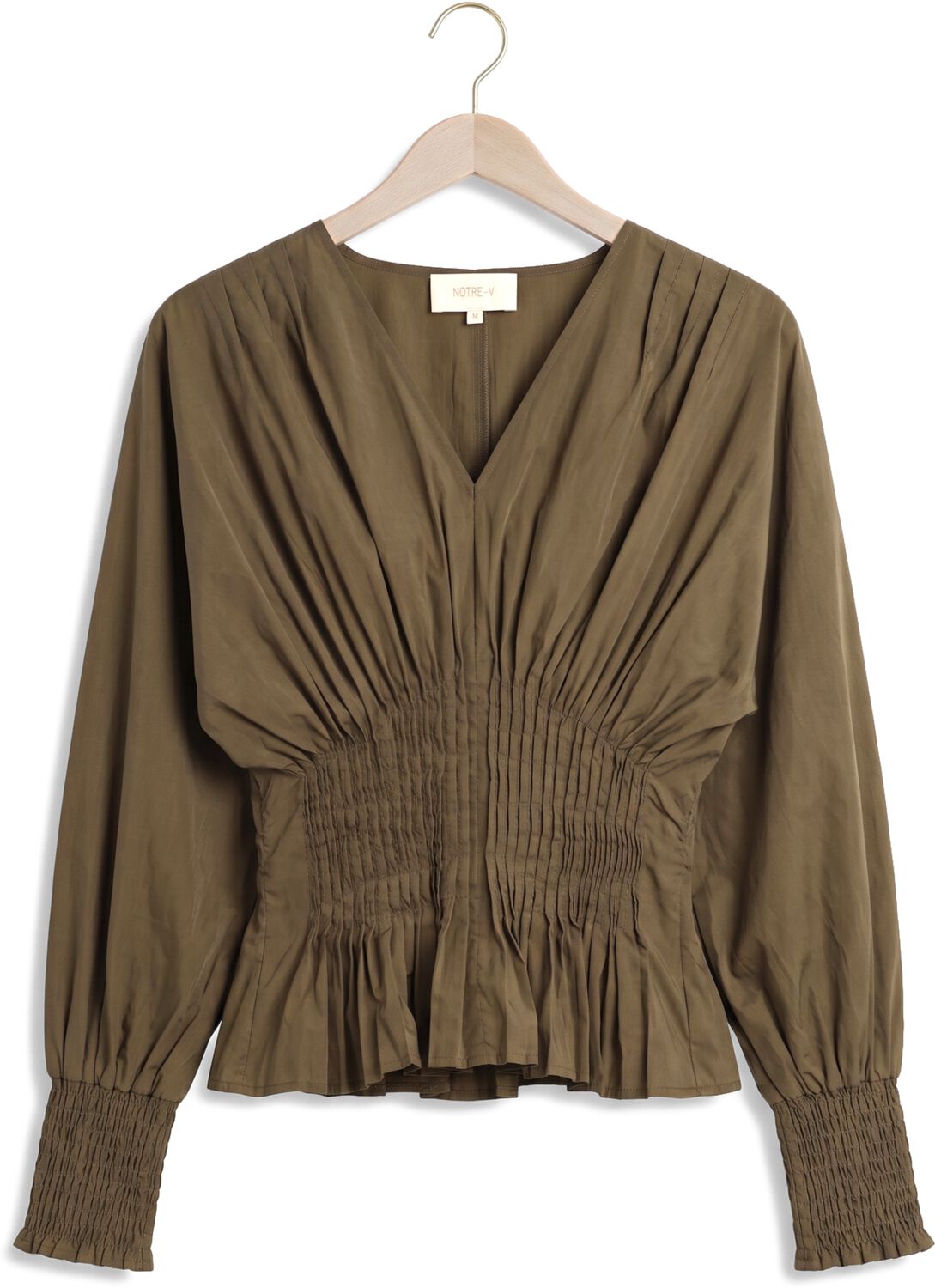 NOTRE-V Dames Blouses Nv-isel Khaki