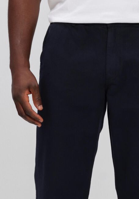 Donkerblauwe FOR&Eacute;T Broeken CLAY TWILL PANTS - large