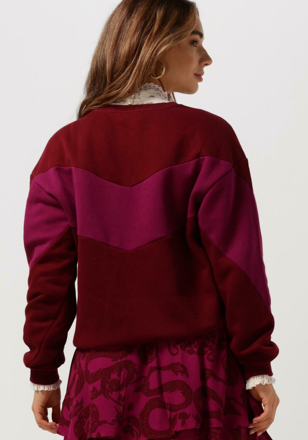 Bordeaux rode 2025 sweater dames