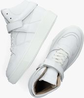 Witte DEABUSED 7724 Hoge sneaker - medium