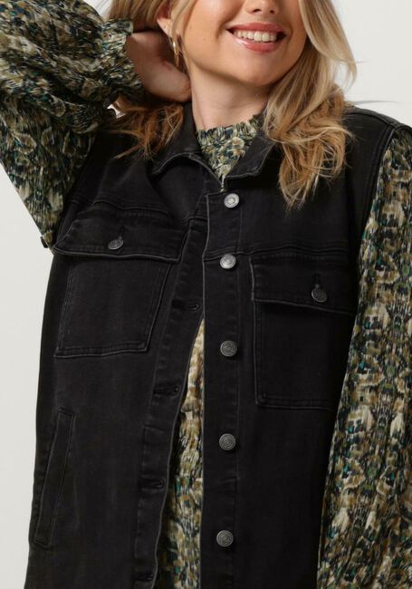 Zwarte CIRCLE OF TRUST Gilet JAMES DENIM GILET - large