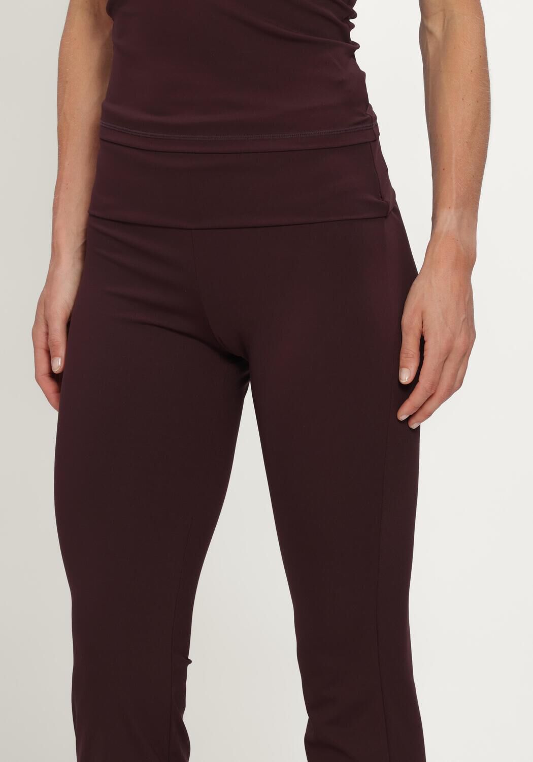 Bordeaux NEO NOIR Flared broek ULIANNA LEGGINGS PANTS - large