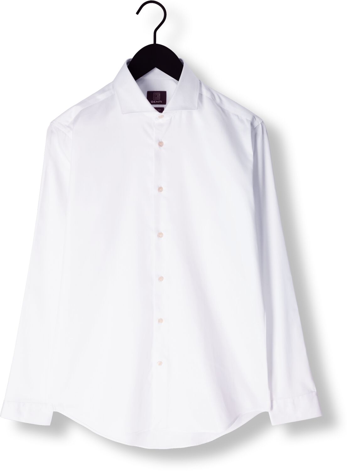 GENTI Heren Overhemden S0009-1109 Wit