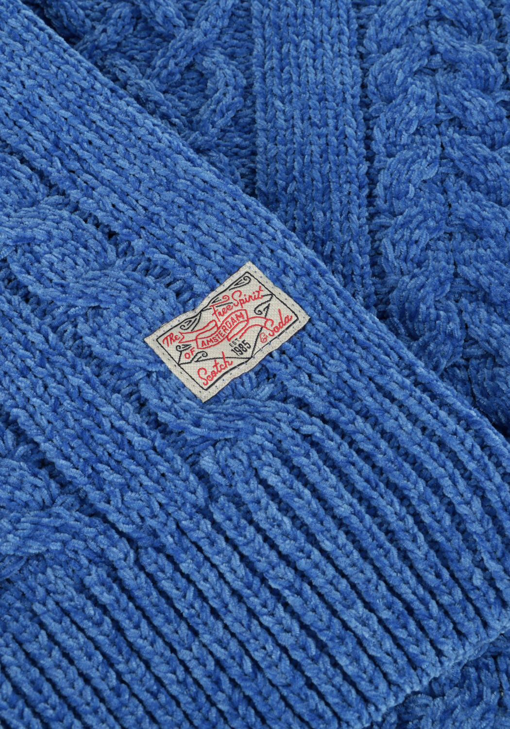 SCOTCH & SODA Jongens Truien & Vesten Chenille Knit Pullover Blauw