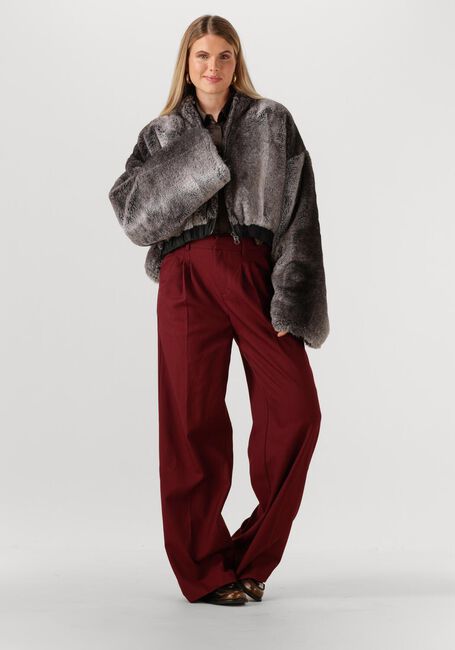 Grijze EST'SEVEN Faux fur jas KINSKI WILD JACKET - large