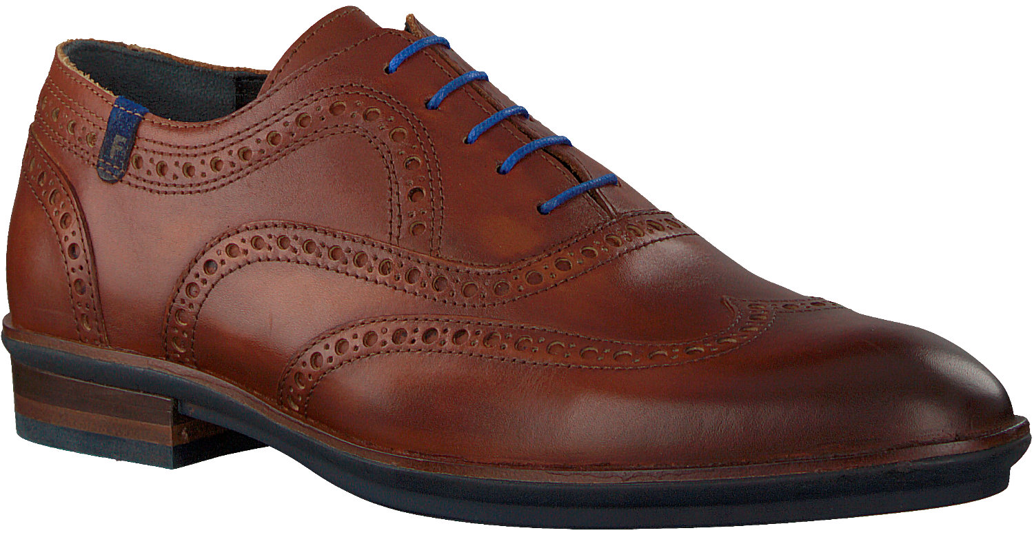 Cognac Floris Van Bommel Nette Schoenen 19048 Omoda