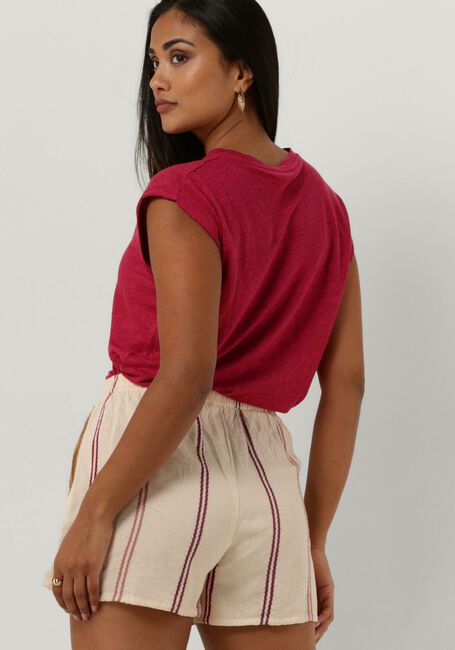 Fuchsia BY-BAR Top THELMA LINEN TOP - large