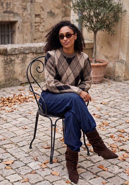 Bruine MINUS Trui MSINARA RWS KNIT PULLOVER - large