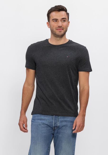 Antraciet TOMMY JEANS T-shirt TJM XSLIM JASPE HTR TEE EXT - large