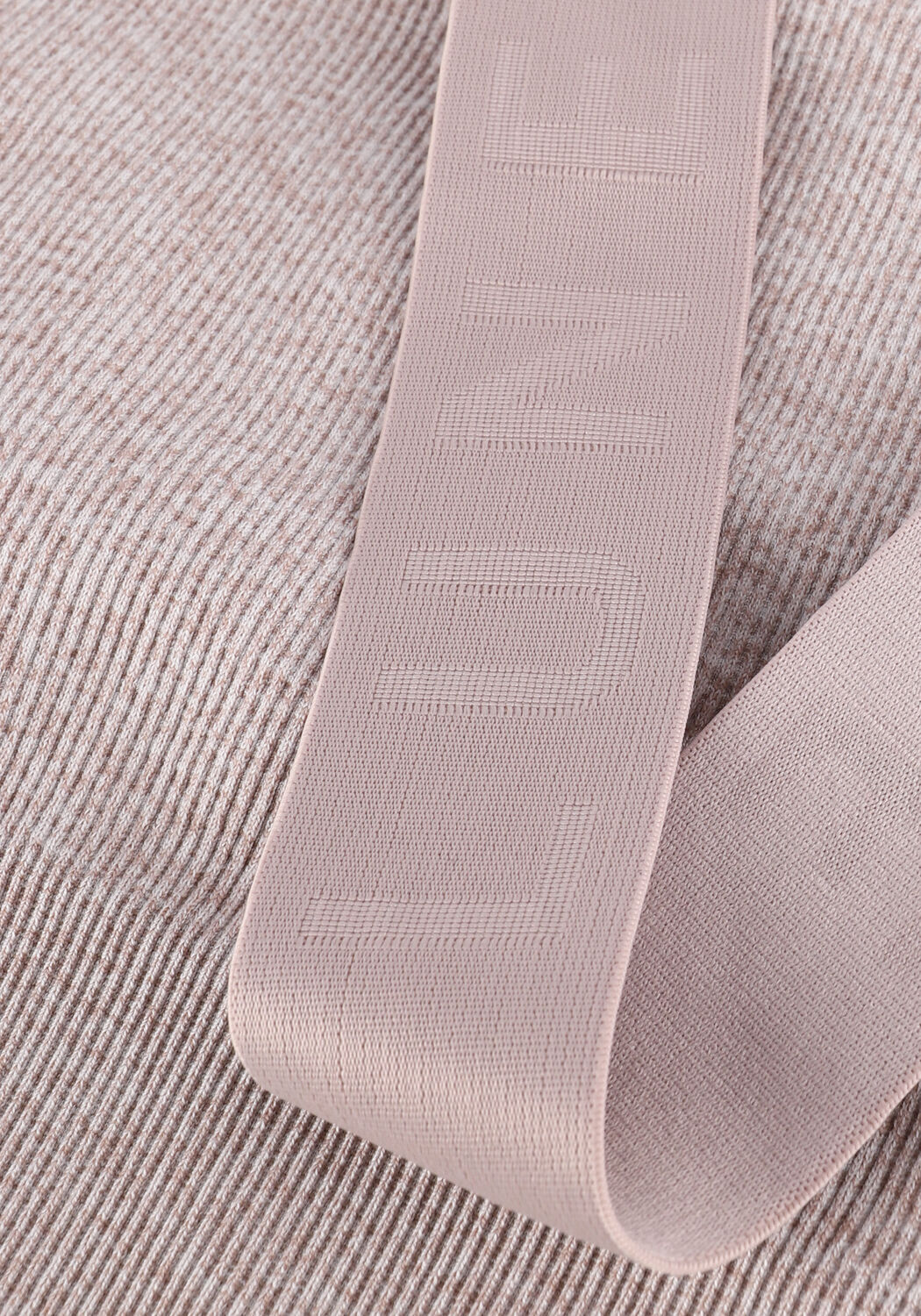 Beige LUNE ACTIVE Top RIBBED BRA MELANGE - large