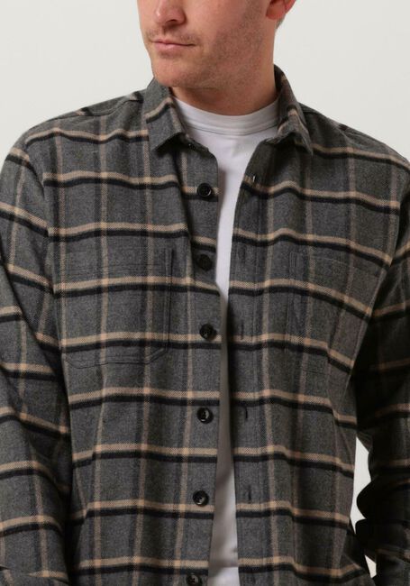 Grijze PORTO MILANO Overshirt LISSABON - large