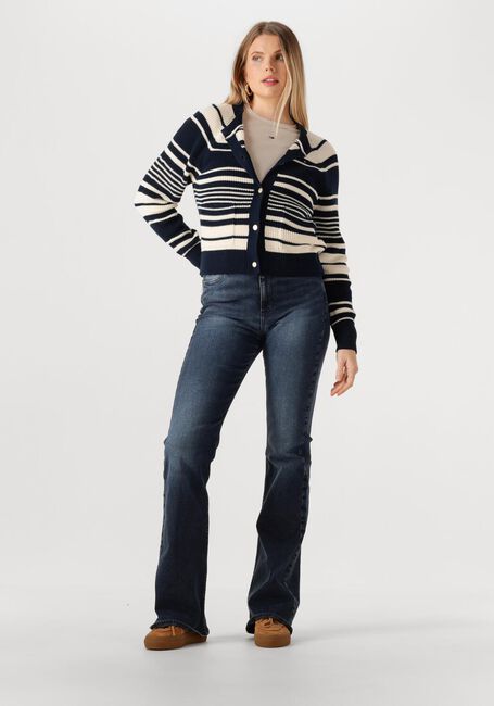 Creme TOMMY HILFIGER Vest CO CARDI STITCH C-NK LS CARDI - large