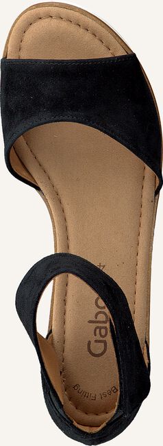 Zwarte GABOR Platte sandalen 610 Zwarte GABOR Platte sandalen 610 - large