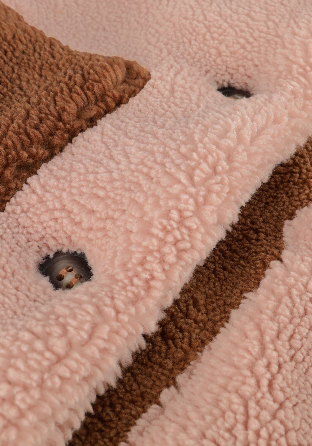 Roze DAILY BRAT Jack CANDY TEDDY JACKET CAMEL PINK - large