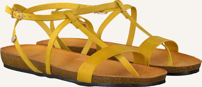 Gele FRED DE LA BRETONIERE Platte sandalen 170010065 Gele FRED DE LA BRETONIERE Platte sandalen 170010065 - large