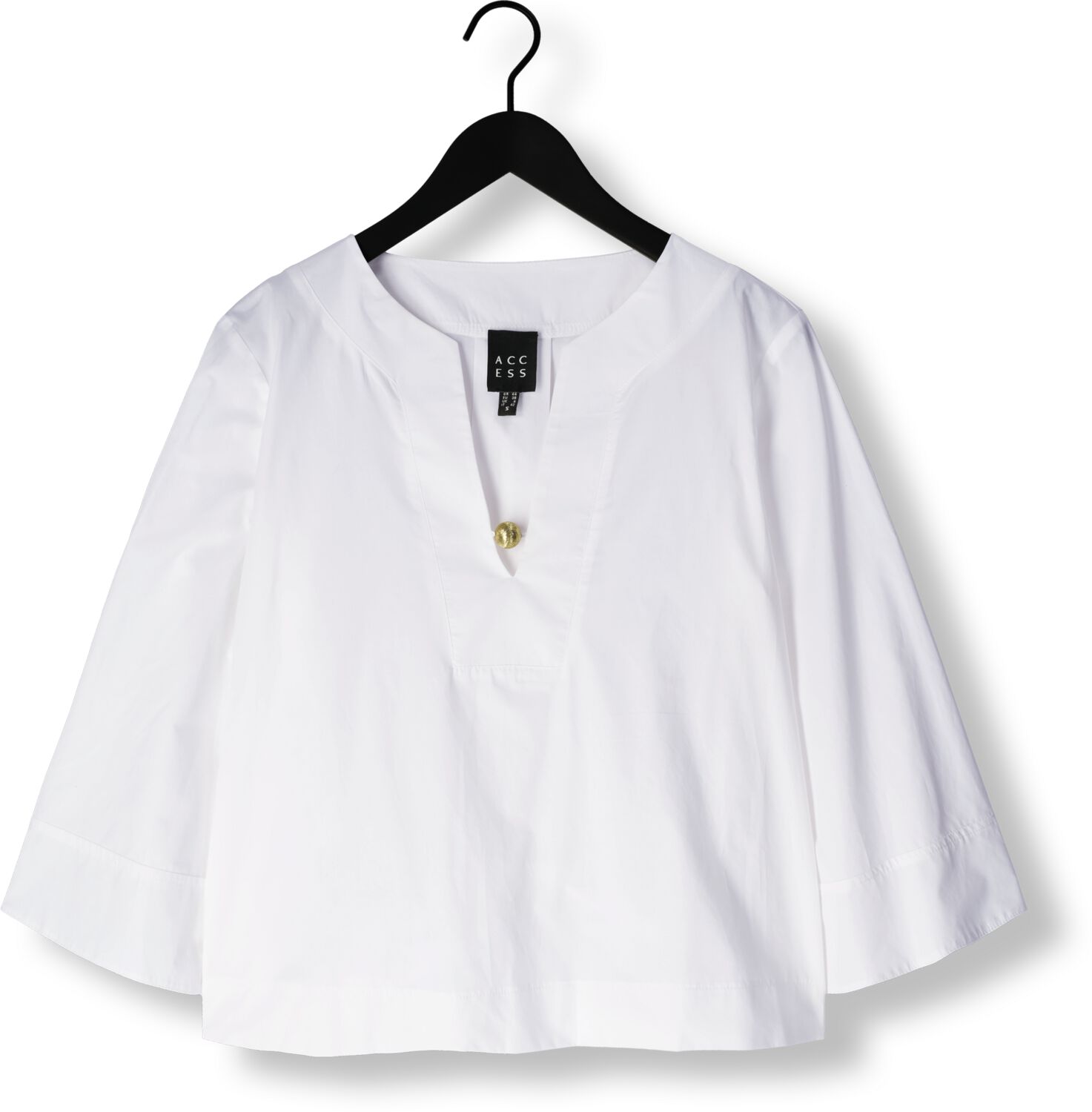 ACCESS Dames Blouses 53-2199-123 Wit