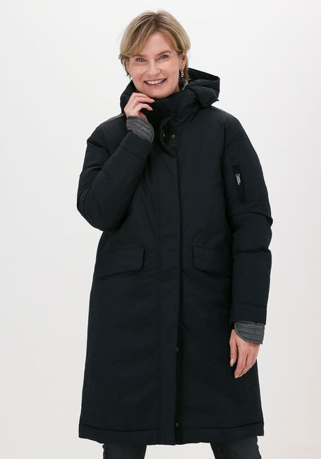 Zwarte NATIONAL GEOGRAPHIC Parka's HOODED COAT WOMEN - large