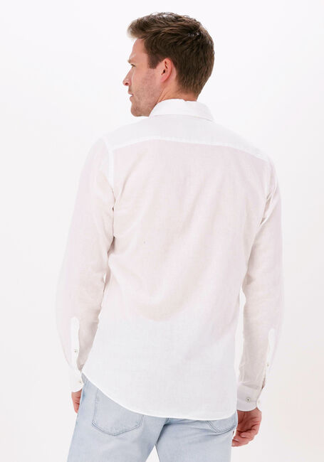 Witte PROFUOMO Casual overhemd HARTGER W COTTON-LINNEN - large