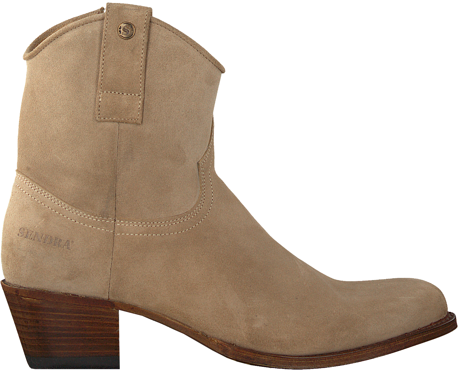 Beige SENDRA Enkellaarsjes 16751 | Omoda Beige SENDRA Enkellaarsjes 16751 | Omoda
