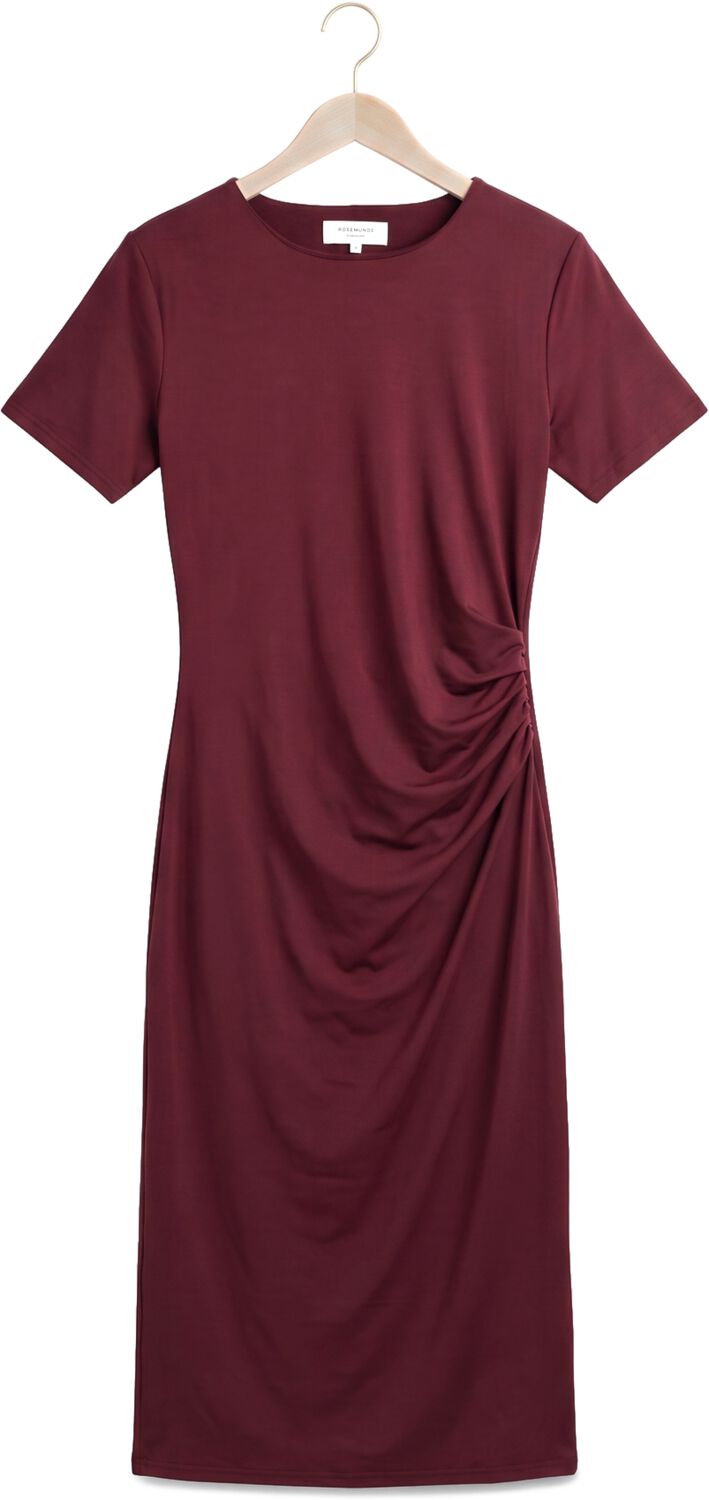 ROSEMUNDE RWBridget O-neck long dress bordeaux, foto 2