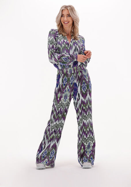 Multi ALIX THE LABEL Blouses LADIES WOVEN IKAT RAGLAN BLOUSE - large