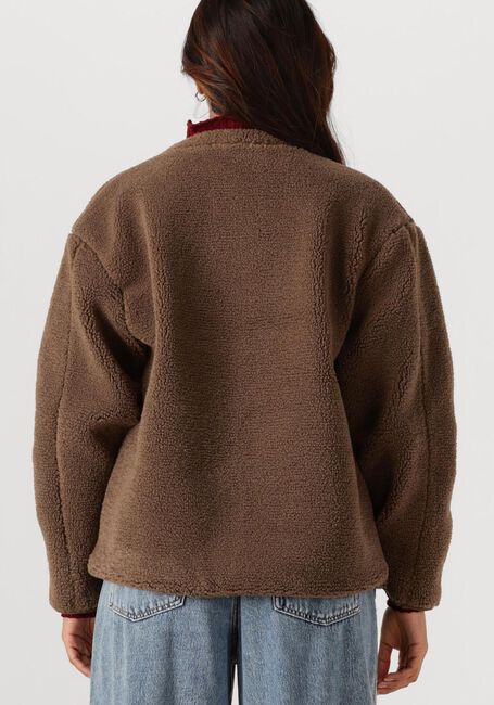 Bruine YDENCE Teddy jas JACKET SALLY - large