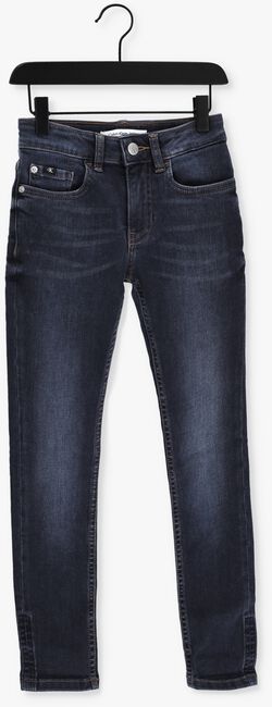 Blauwe CALVIN KLEIN Skinny jeans SKINNY WASHED BLUE BLACK STRETCH - large