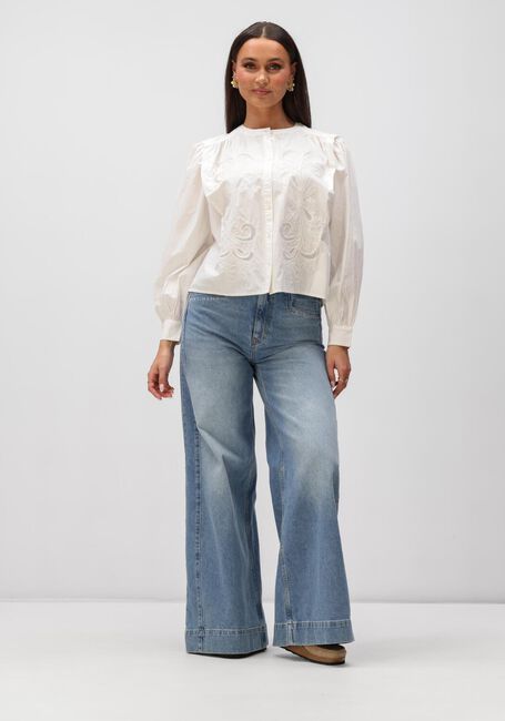 Witte BY-BAR Blouses SOOF EMBROIDERY BLOUSE - large