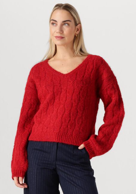 Rode YDENCE Trui KNITTED SWEATER JESSIE - large