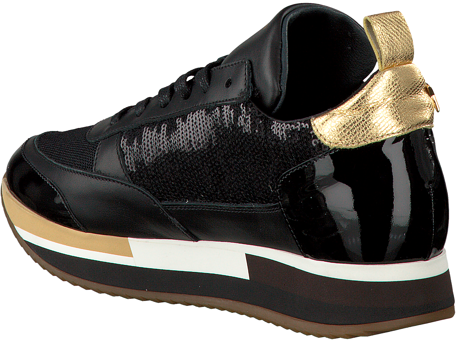 Zwarte AMA BRAND DELUXE Sneakers AMA-RUNNER DAMES | Omoda
