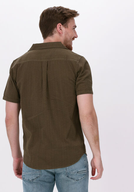 Donkergroene KULTIVATE Casual overhemd ST JAKE - large