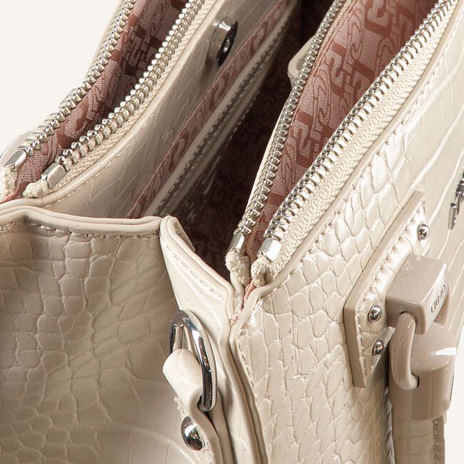 Witte LIU JO Handtas MANHATTAN S SATCHEL ZIP Witte LIU JO Handtas MANHATTAN S SATCHEL ZIP - large