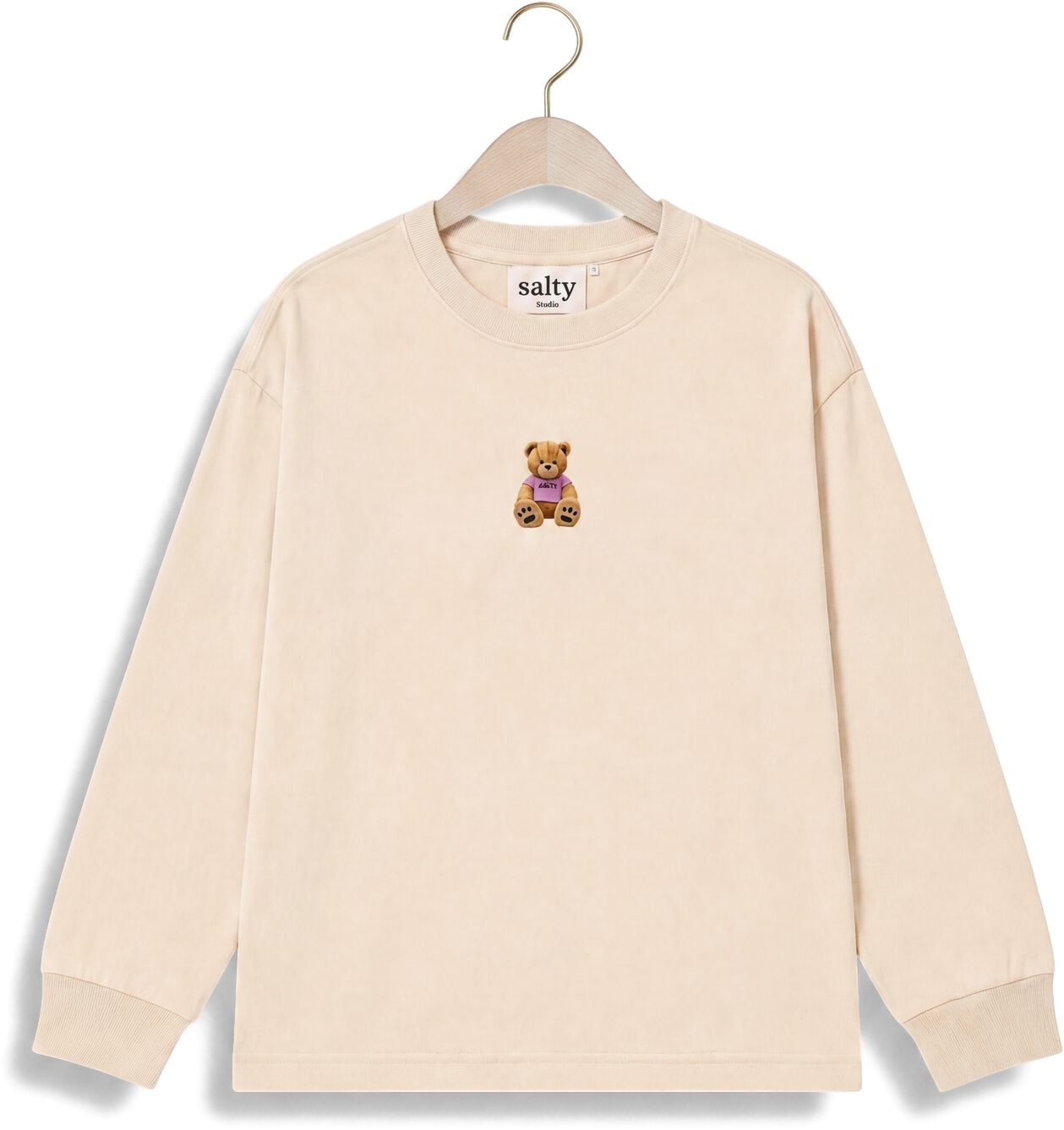 SALTY STITCH Meisjes Tops & T-shirts Salty Skater Tee Teddy Beige