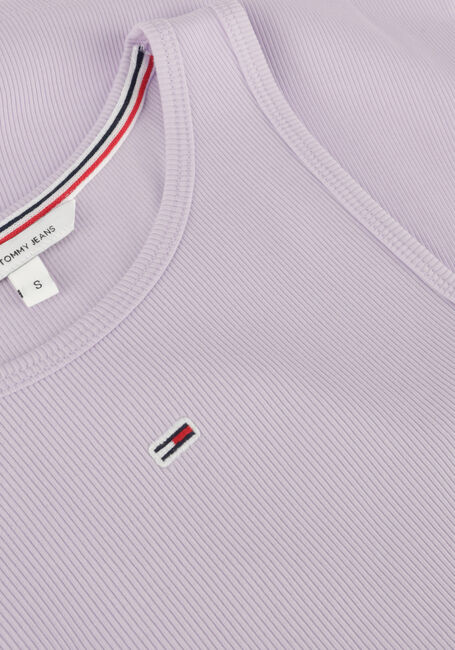 Lila TOMMY JEANS Top TJW ESSENTIAL RIB TANK Lila TOMMY JEANS Top TJW ESSENTIAL RIB TANK - large