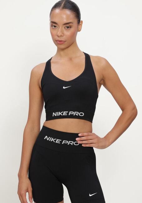 Zwarte NIKE Sporttops NIKE PRO SEAMLESS - large