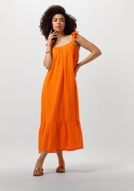 Oranje Y.A.S. Maxi jurk YASLOULOU STRAP LONG DRESS - large