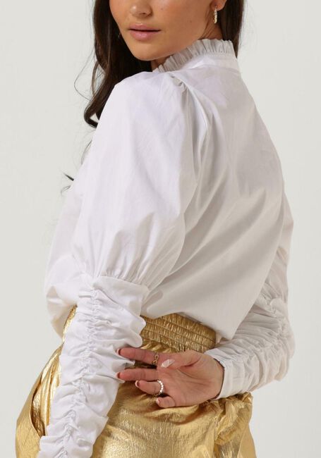 Witte CO'COUTURE Blouses SANDY POPLIN PUFF SHIRT - large