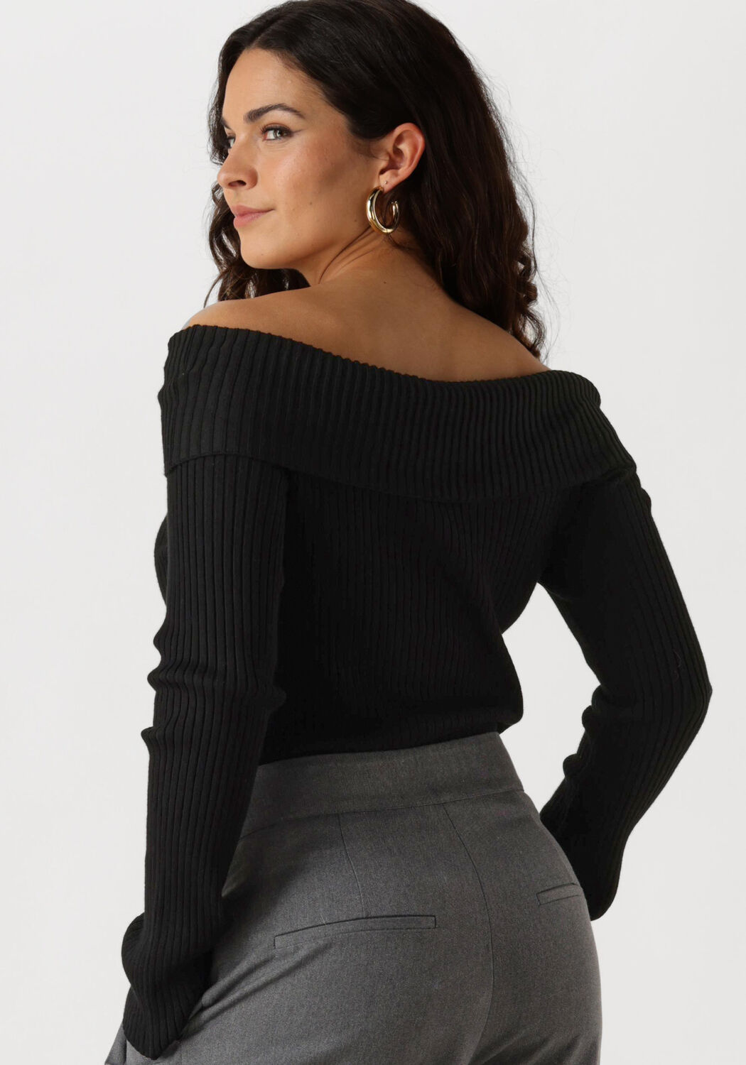 ENVII Dames Tops & T-shirts Entopo O-s Ls Knit 5253 Zwart