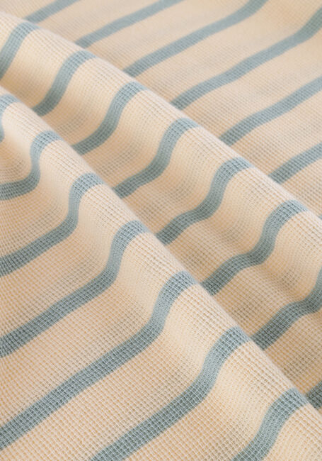 Beige DAILY7 T-shirt OVERSIZED T-SHIRT STRIPE - large