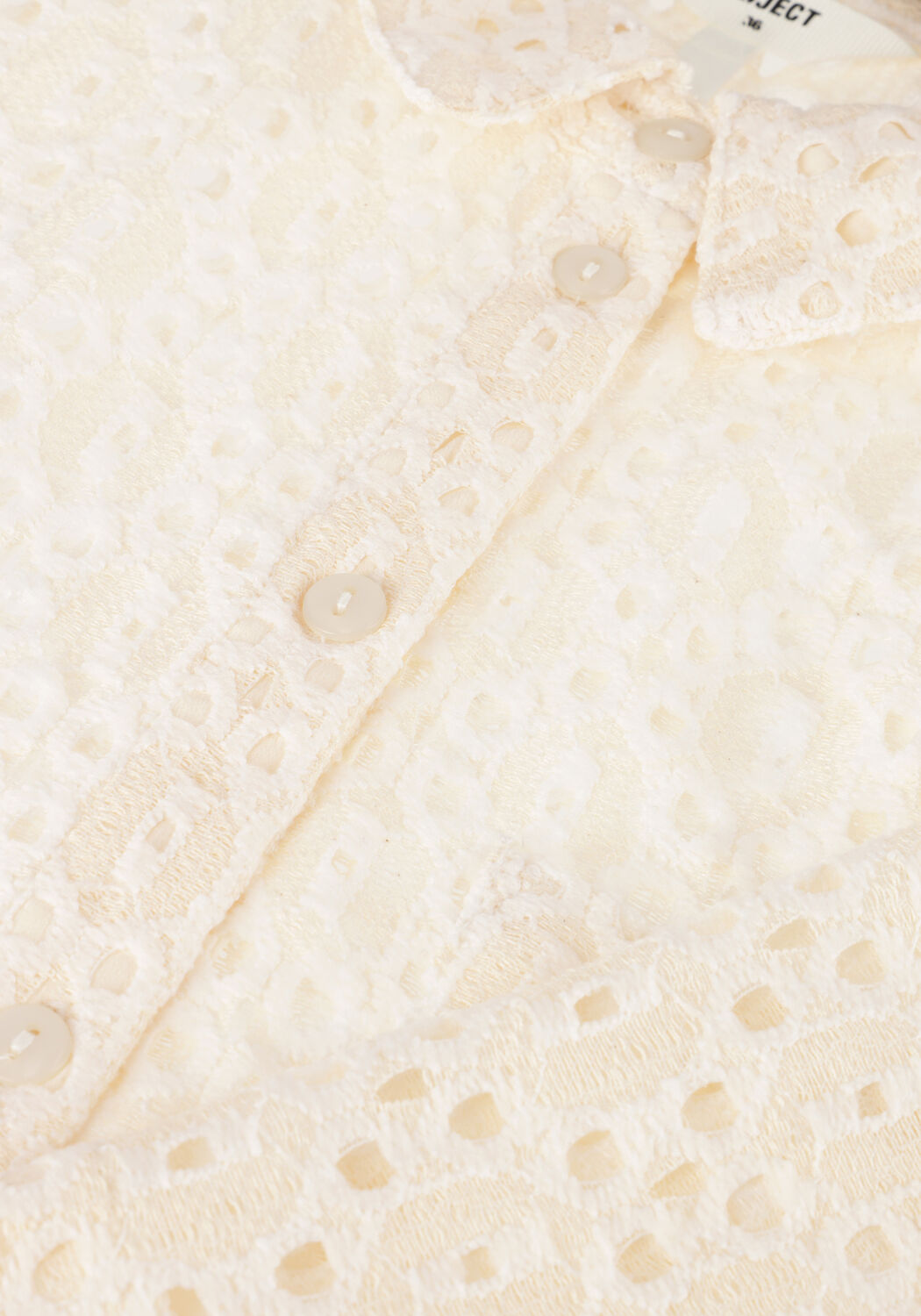 Zand OBJECT Blouses OBJEMILIA S/S SHIRT - large