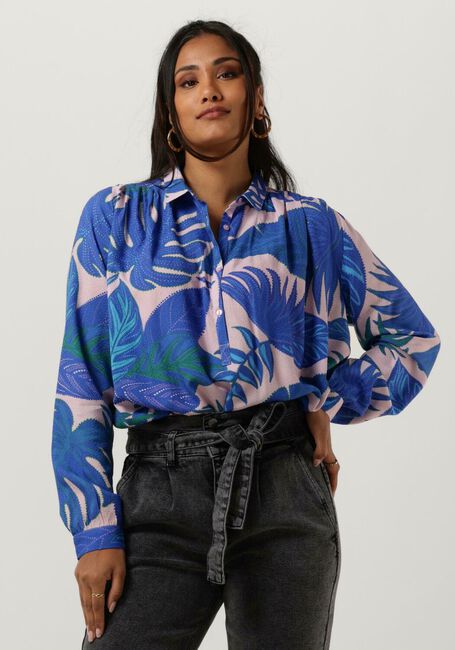 Blauwe LOLLYS LAUNDRY Blouses LARI SHIRT - large